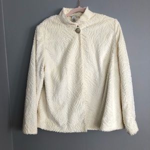 Laura Ashley faux fur coat